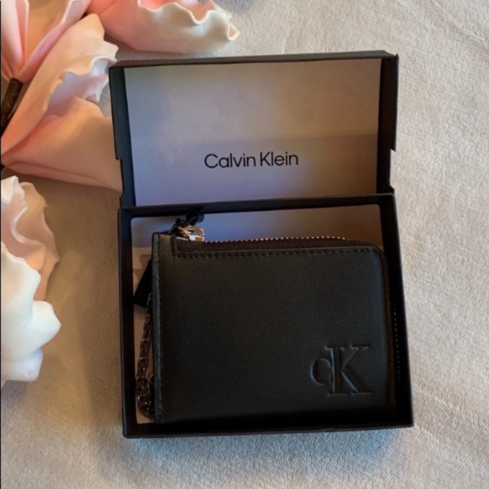 Calvin Klein monogram unisex wallet